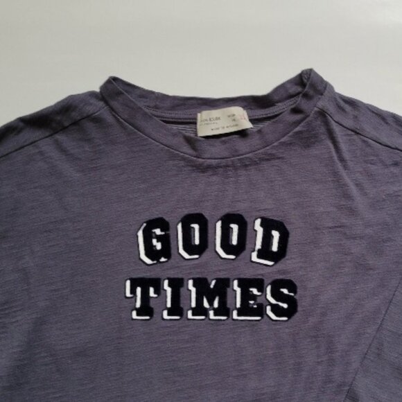 ZARA BOYS LONG SLEEVE TEE WITH FLOCK PRINT SIZE 6 - Picture 3 of 5